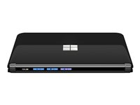 Microsoft Surface Duo 2 - 5G pekskärmsmobil - dual-SIM - RAM 8 GB / Internal Memory 128 GB - OLED-skärm - 8.3" 2688 x 1892 pixlar (90 Hz) - 3 st. bakre kameror 12 MP, 12 MP, 16 MP - front camera 12 MP - Telekom - obsidian 9C1-00023
