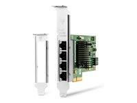 Intel I350-T4 - Nätverksadapter - PCIe 2.1 x4 låg profil - Gigabit Ethernet x 4 - för Workstation Z2 G4, Z2 G5, Z2 G8, Z2 G9, Z4 G4, Z6 G4, Z8 G4 W8X25AA