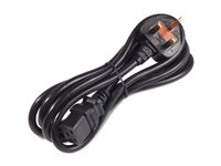 APC - Strömkabel - IEC 60320 C19 till BS 1363A (hane) - 2.44 m - svart - för P/N: SMT2200R2I-AR, SMT3000I-AR, SMT3000R2I-AR, SMX1500RM2UCNCUS, SMX1500RM2UCUS, SMX750C AP9895