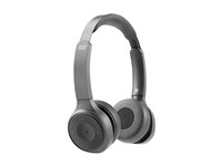 Cisco Headset 730 - Headset - på örat - Bluetooth - trådlös - aktiv brusradering - USB, 3,5 mm kontakt - kolsvart HS-WL-730-BUNA-C