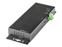 StarTech.com 4-port USB C-hubb 10 Gbps - Industriell USB-C-hubb i metall - 2x USB-C &amp; 2x USB-A - ESD-överspänningsskydd - USB-C eller USB-A-värd - Självdriven monterbar USB 3.1 Gen 2 Type-C-hubb - Hubb - 2 x USB 3.2 Gen 2 + 2 x USB-C 3.2 Gen 2 - skrivbordsmodell HB31C2A2CME