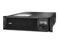 APC Smart-UPS SRT 5000VA RM - UPS (kan monteras i rack) - AC 208/240 V - 4800 Watt - 5400 VA - Ethernet 10/100, USB - utgångskontakter: 4 - 3U - svart - för P/N: SMX2200R2HVNC SRT5KRMXLT