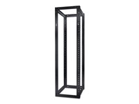 APC NetShelter 4 Post Open Frame Rack - Rack - svart - 44U - för P/N: SMTL3KRM2UCLNC, SMX1000CUS, SMX1500RM2UCNCUS, SMX3000HVTUS, SMX750C, SRT1000RMXLA-NC AR204A