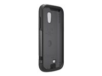 OtterBox Commuter Samsung GALAXY S4 Mini - Skydd för mobiltelefon - silikon, polykarbonat - svart - för Samsung Galaxy S4 Mini 77-32778