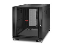APC NetShelter SX - Rack skåp - svart - 12U - 19" - TAA-kompatibel - för P/N: SCL500RM1UNC, SMTL750RM2UC, SMX1000CUS, SMX1500RM2UCNCUS, SMX3000HVTUS, SMX750C AR3103