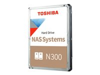 Toshiba N300 NAS - Hårddisk - 6 TB - inbyggd - 3.5" - SATA 6Gb/s - 7200 rpm - buffert: 512 MB MN10ADA600S