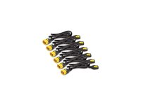 APC - Strömkabel - power IEC 60320 C13 till IEC 60320 C14 - 10 A - 1.22 m - svart - för P/N: SCL500RMI1U, SMT1500RM1UC, SMTL750RMI2UC, SMX1500RM2UCNCUS, SMX1500RM2UCUS, SMX750C AP8704S-WW