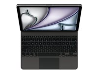 Apple Magic Keyboard - Tangentbord och foliefodral - med pekdyna - Apple Smart connector - QWERTY - svensk - svart - för 10.9-inch iPad Air (4:e generation, 5:e generation); 11-inch iPad Air (M2, M3) MGYX4S/A