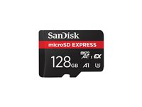 SanDisk Express - Flash-minneskort - 128 GB - mikroSDXC UHS-I SDSQXFN-128G-GN4NN