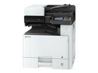 Kyocera ECOSYS M8124cidn - Multifunktionsskrivare - färg - laser - A3/Ledger (297 x 432 mm) (original) - A3/Ledger (media) - upp till 24 sidor/minut (kopiering) - upp till 24 sidor/minut (utskrift) - 100 ark - USB 2.0, Gigabit LAN, USB-värd + Toner (TK-81 1102P43NL0_KIT