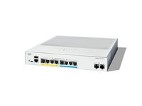 Cisco Catalyst 1300-8MGP-2X - Switch - L3 - Administrerad - 4 x Gigabit Ethernet + 4 x 100/1000/2.5G + 2 x 10 Gigabit SFP+ - rackmonterbar - PoE+ (120 W) C1300-8MGP-2X
