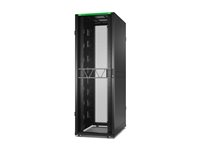 APC NetShelter SX Gen 2 - Rack skåp - 2258 H x 750 B x 1200 D mm, med sidor - golvstående - svart - 48U - 19" - TAA-kompatibel - för P/N: SC500RM1U, SRT2200RMXLAUS, SRT3000RMXLA, SRT3000RMXLT-NC, SRTL2K2RM1UWC, SRTL3KRM1UIC AR3357B2
