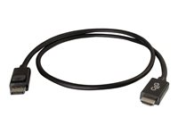 C2G 3m DisplayPort to HDMI Adapter Cable - Black - Adapterkabel - DisplayPort hane till HDMI hane - 3 m - skärmad - svart 84327