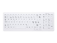 Active Key MedicalKey AK-C7000 - Tangentbord - trådlös - 2.4 GHz - Nordisk - vit AK-C7000F-FU1-W/NOR