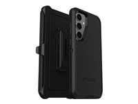 OtterBox Defender Series - Baksidesskydd för mobiltelefon - robust - polykarbonat, TPE (termaplastisk elastomer) - svart - för Samsung Galaxy S24+ 77-94487